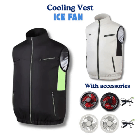cooling vest ice fan